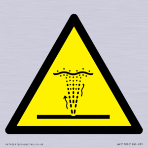 W515 Warning: Geyser (water/air) water jet
